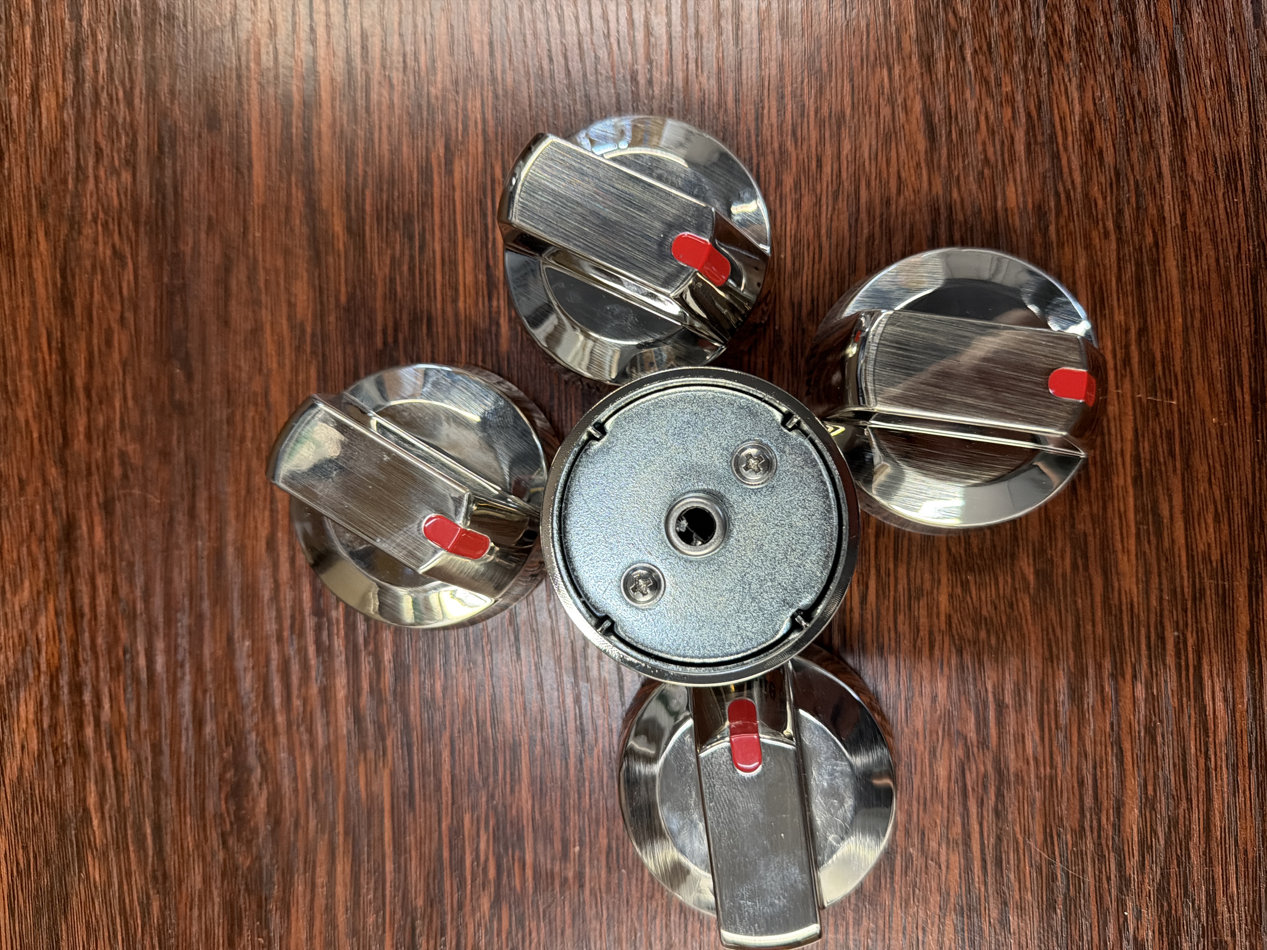 Burner Control Range Oven Replacement Knobs, 5 Pack,