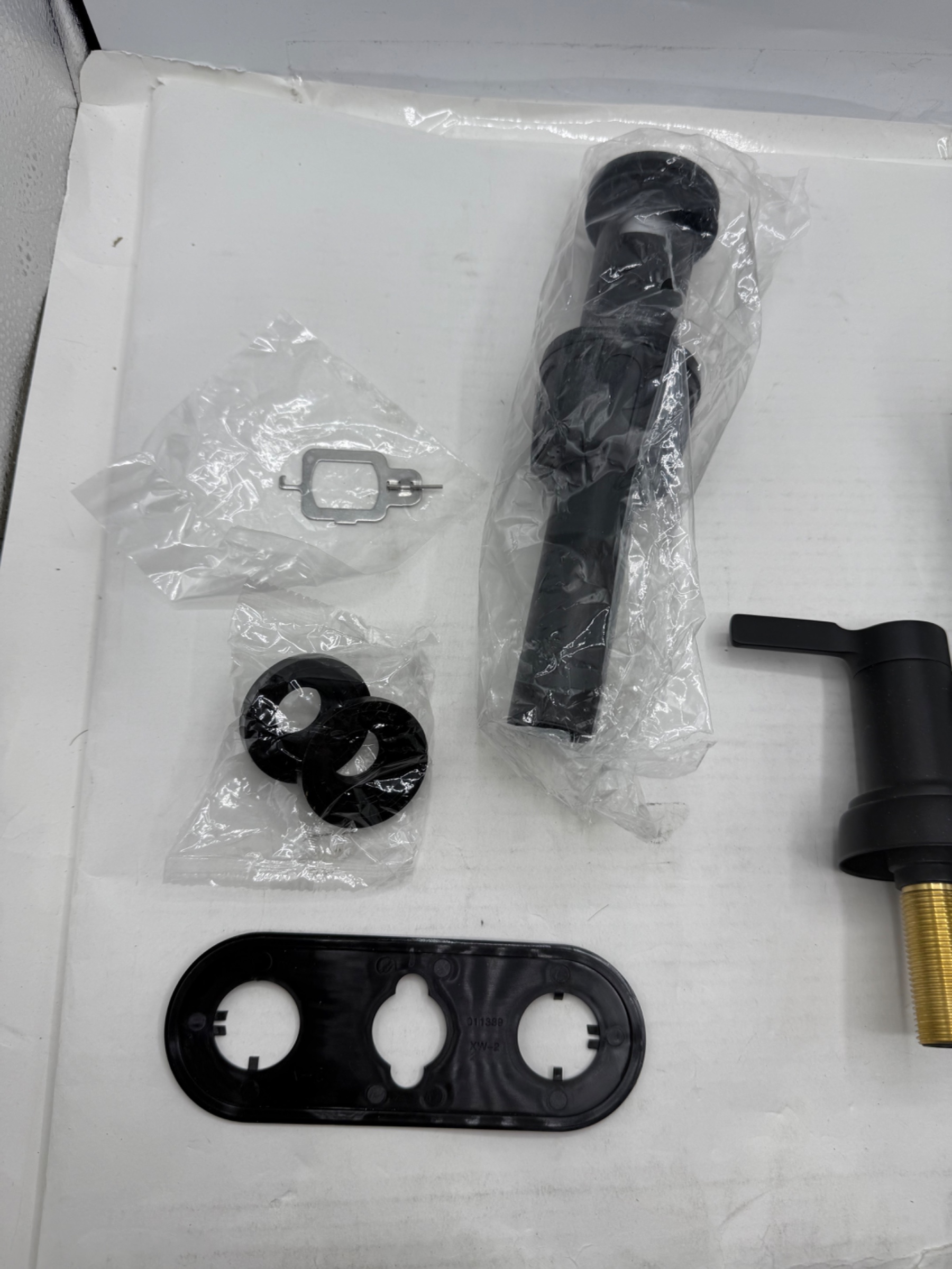 Origin 21 Veda 4" Centerset Bath Faucet Matte Black Finish #5287439