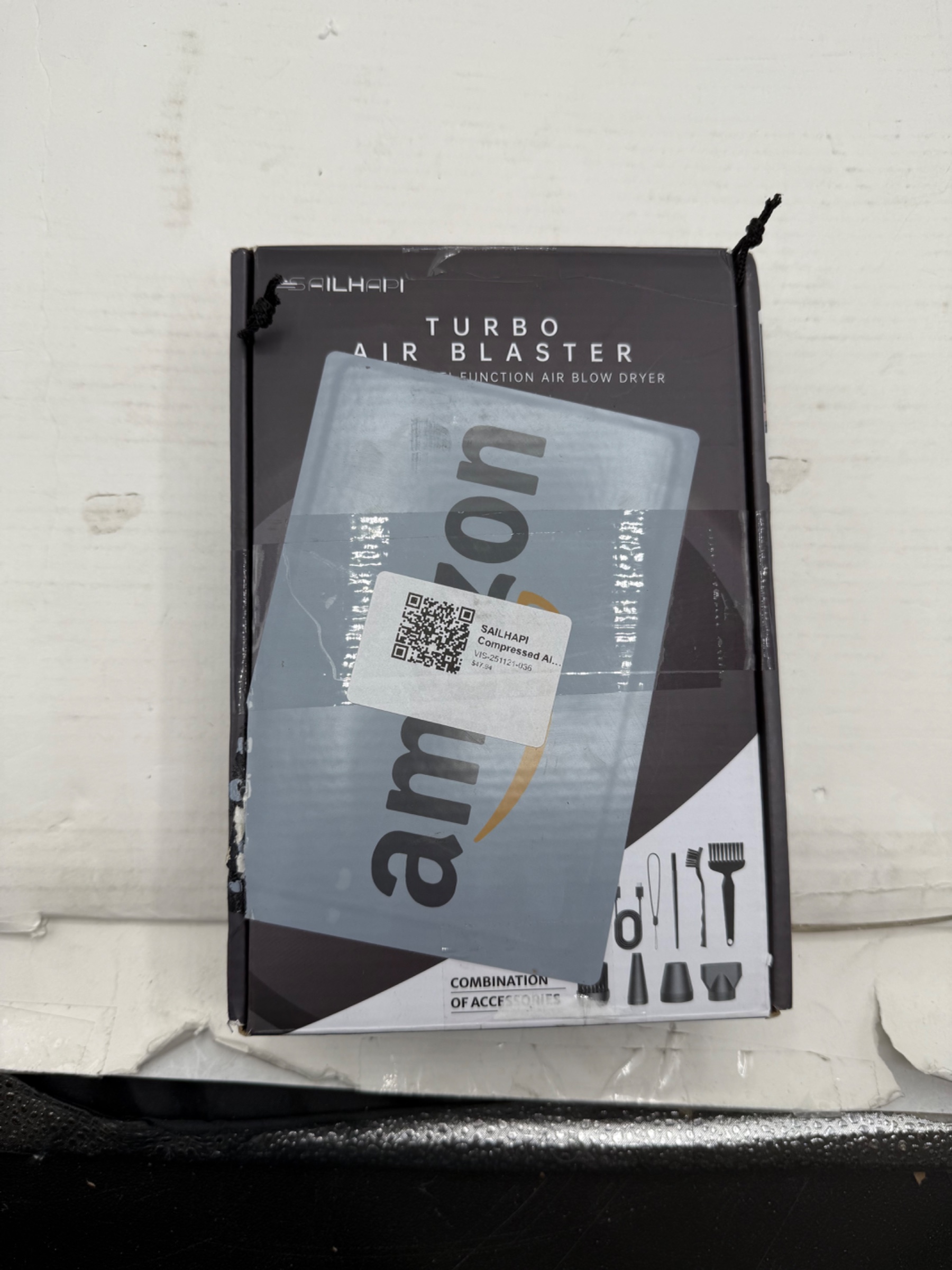 SAILHAPI Compressed Air Duster 300000RPM, Cordless Electric Office Duster