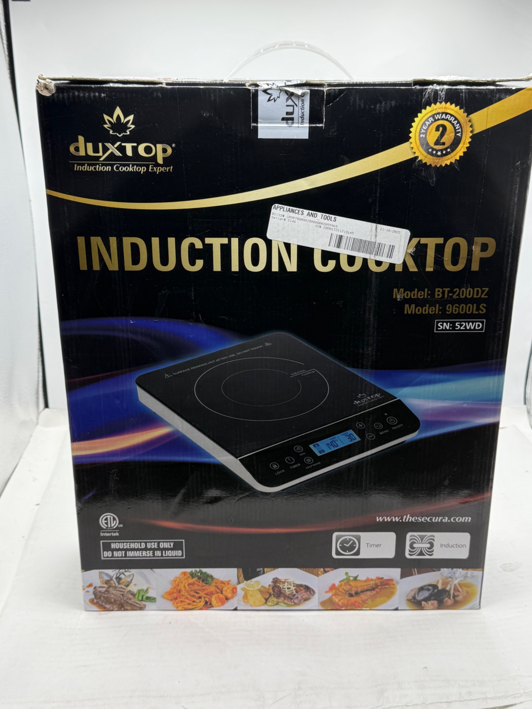 Duxtop Portable Induction Cooktop, Countertop Burner Induction Hot Plate