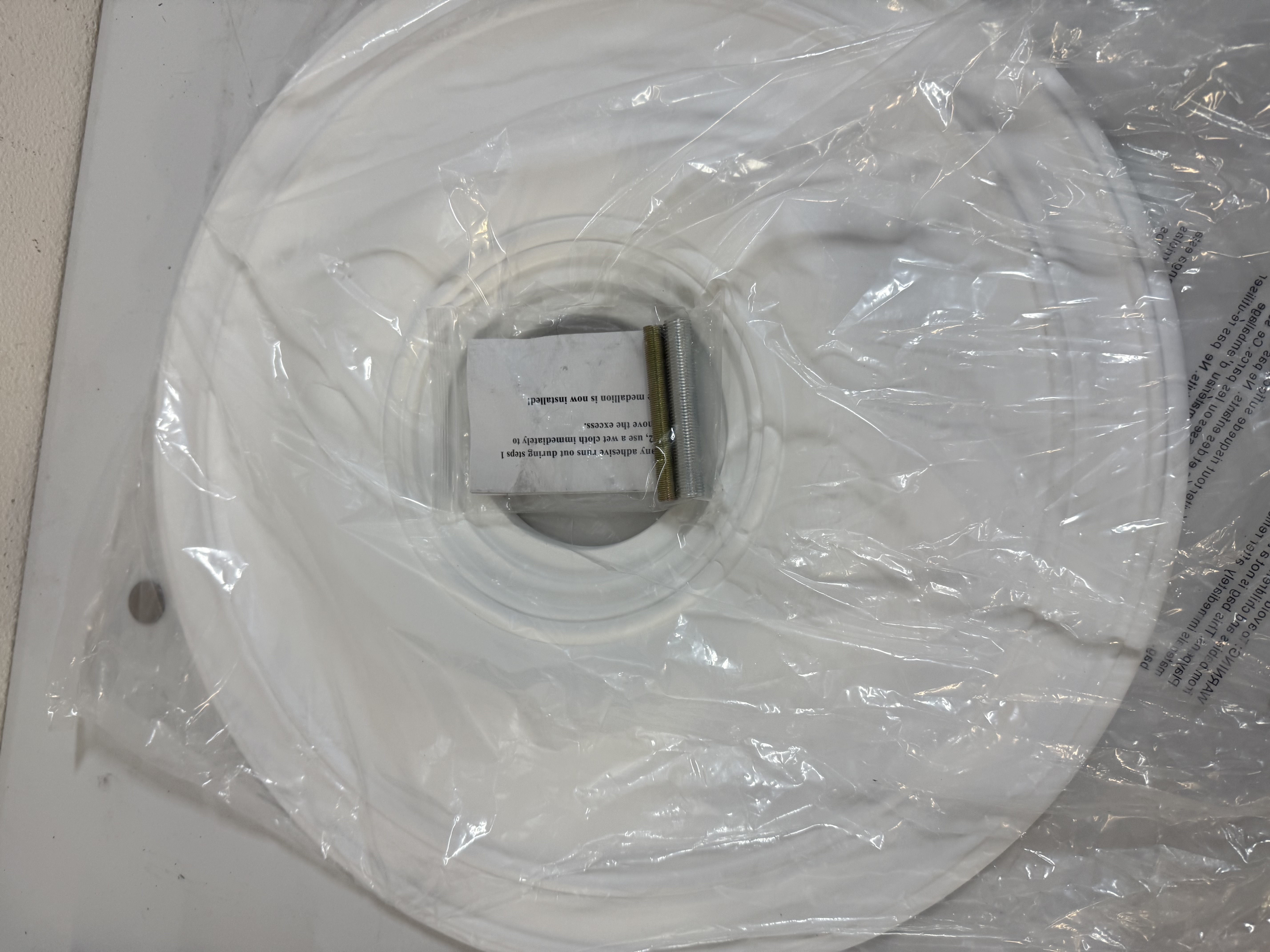 Livex Lighting 8219-03 Ceiling Medallion, White