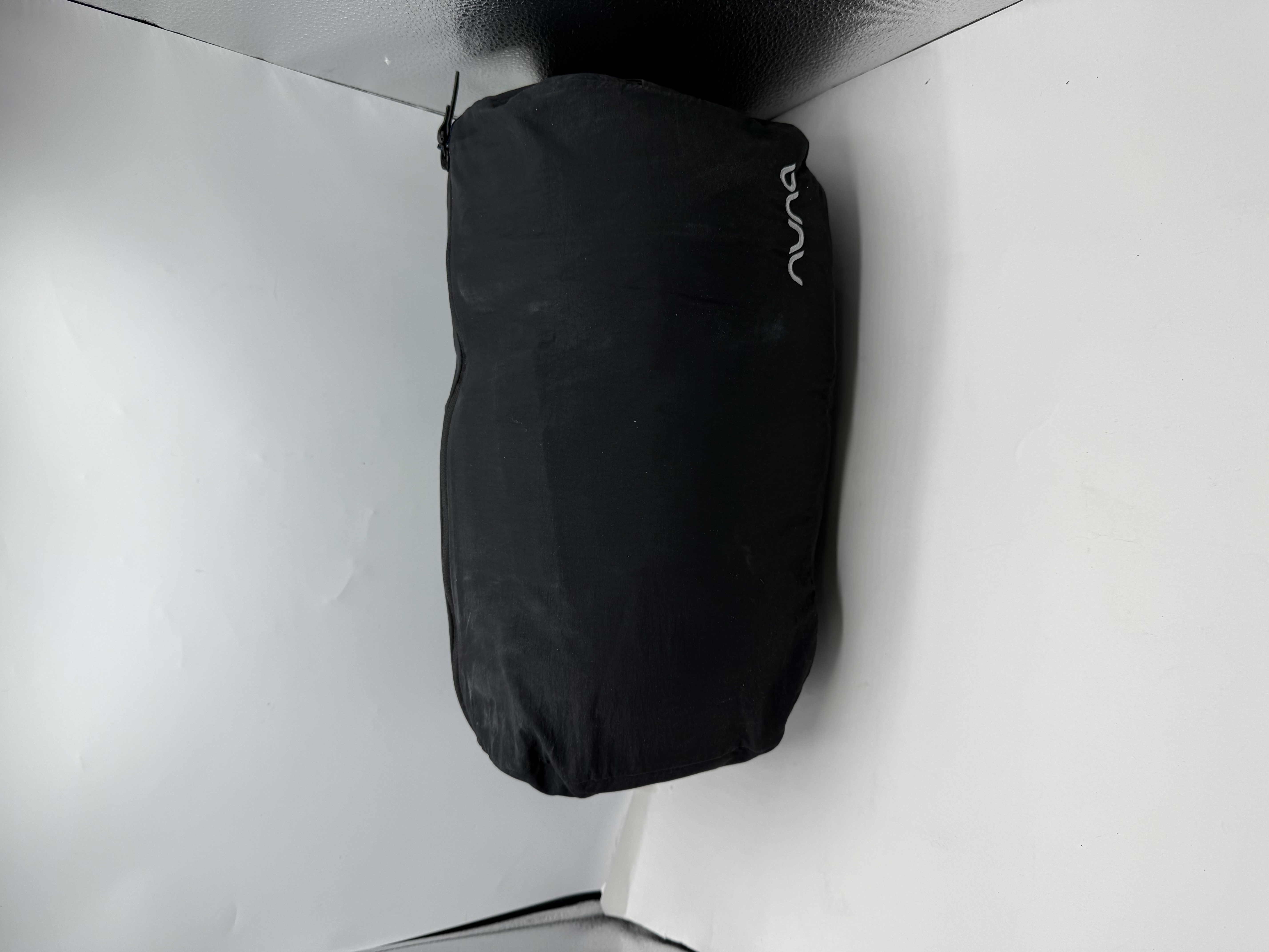 Nuna Caviar Black Winter Stroller Footmuff and Mitten Set