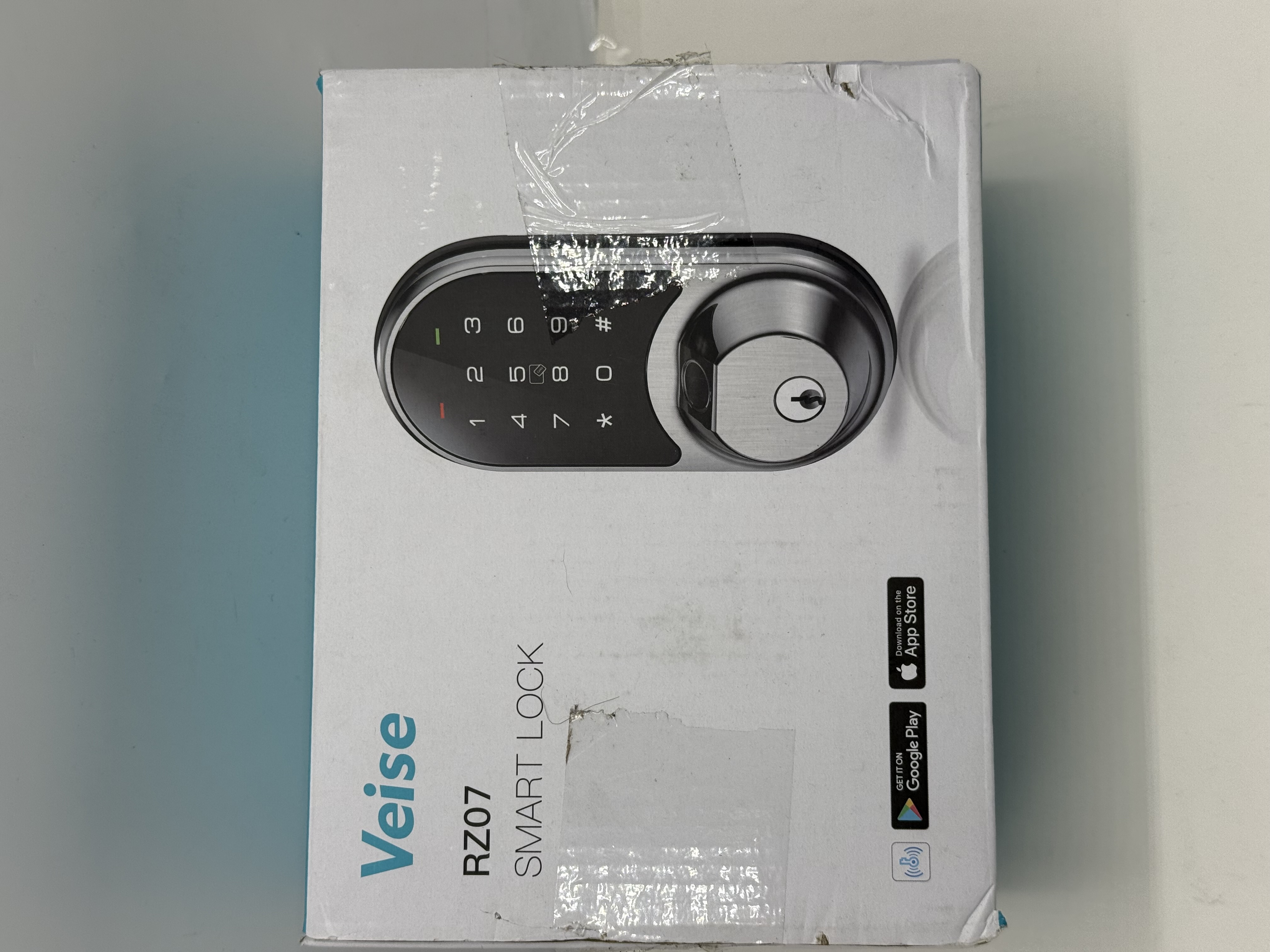 Veise RZ07 Keypad Fingerprint Smart Lock - Black