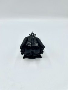 LKESAS 5.9'' Black Obsidian Crystal Dragon Skull photo 5