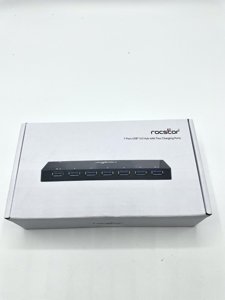 Rocstor Premium 7-Port USB 3.0 Hub with Fast-Charging Ports, New Sealed