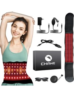 Chawe Red Light Therapy Vibration Belt, Touch Screen Remote Control, New Sealed