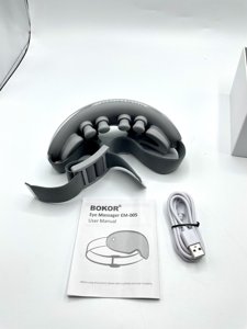 BOKOR Eye Massager Mask for Relaxation with Heat, Vibration Modes & Bluetooth photo 2