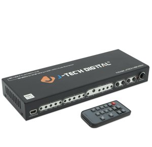 J-Tech Digital 4×2 8K@60Hz HDMI Matrix w/ Audio Extractor