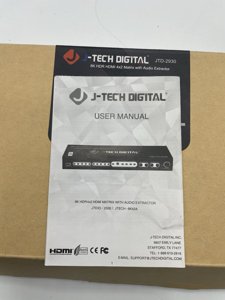 J-Tech Digital 4×2 8K@60Hz HDMI Matrix w/ Audio Extractor photo 9