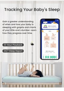 Sunshine SimCam Baby Pro Smart WiFi Baby Monitor, AI Smart Detection photo 11