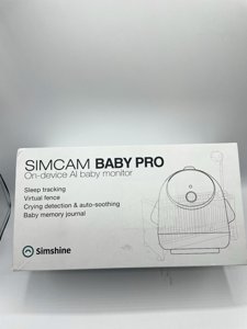 Sunshine SimCam Baby Pro Smart WiFi Baby Monitor, AI Smart Detection