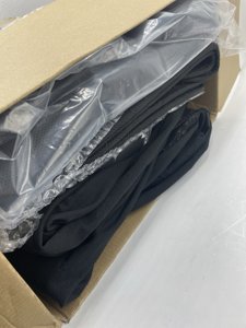 CAR PASS Universal Black Leather Lace Car Seat Covers Full Set photo 7