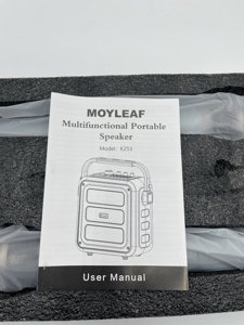 MOYLEAF Karaoke Machine Bluetooth Karaoke Speaker for Adults & Kids - Black photo 11