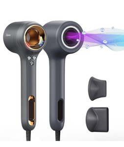 Skanwen Hair Dryer, 1400W Professional Ionic Blow Dryer, Brushless Motor photo 8