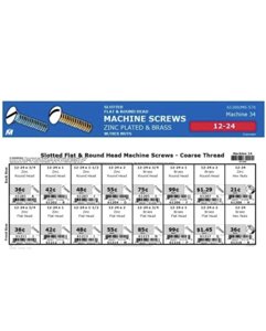 Midwest Fastener, Machine Screws MS576* RHMS ASST 61200 - 410 Screws And Nuts photo 4