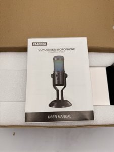 AOKEO Gaming USB Condenser Microphone with Breathing Light photo 5