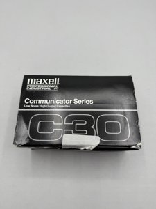 Maxell Professional Industrial Communicator Series C30 Cassettes, 10 Pack - Read