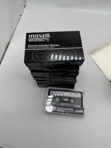 Maxell Professional Industrial Communicator Series C30 Cassettes, 10 Pack - Read photo 2