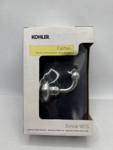 Kohler Fairfax K-12156-G Single Robe Hook Brushed Chrome