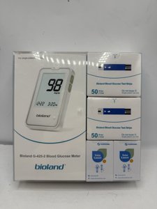 G-425-2 Blood Glucose Monitor Kit, 50 Test Strips and 50 Lancets - New Sealed