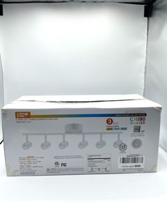 CLOUDY BAY 40W 6-Head LED Dimmable Track Light Kit,3000K/4000K/5000K Selectable