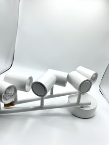 CLOUDY BAY 40W 6-Head LED Dimmable Track Light Kit,3000K/4000K/5000K Selectable photo 4