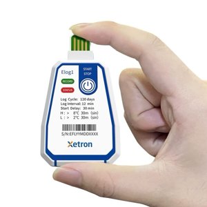 Xetron SingleUse Temperature Data Logger 150 Day, USB Temp Recorder - 10 Pack