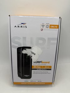 ARRIS SURFboard SBG10 DOCSIS 3.0 16 x 4 Gigabit Cable Modem & AC1600 Wi-Fi 5