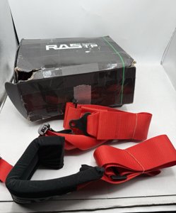 RASTP 4 Point Safety Harness with 3 Inch Padding (Red) photo 3