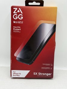 ZAGG InvisibleShield Glass Elite iPhone 15 Pro Max Screen Protector 5X Stronger