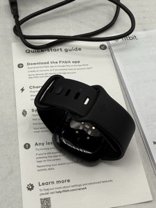 Fitbit Versa 4 Fitness Smartwatch - Graphite & Black Infinity Band photo 5