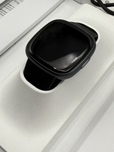 Fitbit Versa 4 Fitness Smartwatch - Graphite & Black Infinity Band photo 2