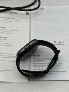 Fitbit Versa 4 Fitness Smartwatch - Graphite & Black Infinity Band photo 3