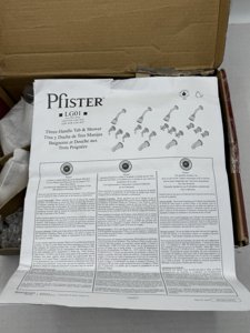 Pfister LG01-8CPC 3 Handle Tub & Shower Faucet Trim Kit (Valve Sold Separately) photo 5