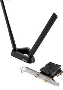 ASUS PCE-BE92BT WiFi 7 PCI-E Adapter With 2 External Antennas