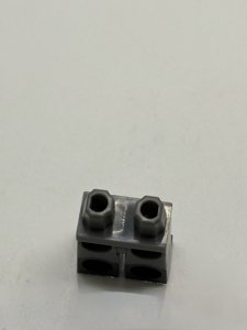 Lego Castle Dark Bluish Gray Minifig Legs with Black Boots Pattern photo 3
