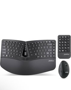 Perixx PERIDUO-606A, 3-in-1 Wireless Compact Ergonomic Keyboard with Vertical photo 10