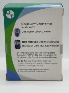 One Touch  Ultra Blue Test Stripa, 100 CT exp  05/31/2026 photo 2