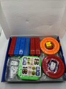 123PCS Track Car Baby Racing Runway Slot Stem Educational Electronic Train Rail photo 3