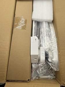 HOPEDAMAI Fan Shaped 4 Tier Floor Lamp with Shelves, White photo 5