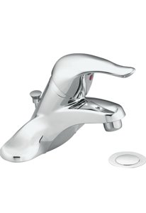 Moen L64625 Single Handle Centerset Bathroom Faucet - Chrome