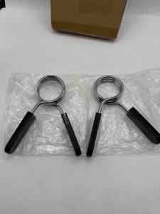 Prosourcefit Olympic Barbell Spring Clip Collar 2-Inch Pair with Easy-Grip photo 2