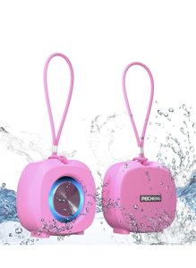PEICHENG Speaker, Small Portable Bluetooth Wireless IPX5 Waterproof Shower Speak