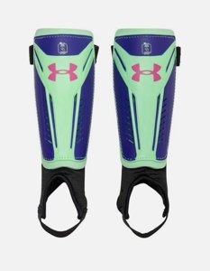 UNDER ARMOUR Challenge Shin Guards (UA21580) - Youth Small - Matrix Green/Cobalt photo 4