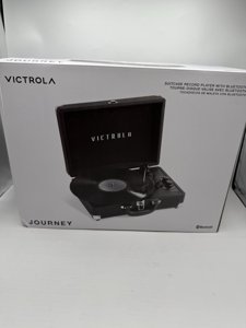 Victrola Journey Bluetooth Portable Suitcase Vinyl Record Player - Black photo 1