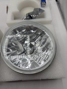 Pair 7" Round Sealed Beam Style Headlights w/ LED Bulbs & Adapters photo 5