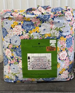 Kate Spade Sunset Blooms Twin/Twin XL Comforter Set,  Floral 2 pc Bedding photo 2