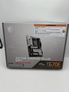 MSI X670E Gaming Plus WiFi AM5 DDR5 ATX Desktop Motherboard X670EGAMPLUSWIFI