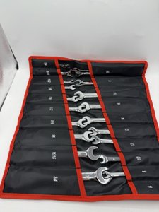 Ratcheting Wrench Set 19 pcs, Fixed/Flex Head Wrench - Missing 1 Wrench photo 3