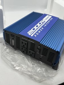 Kinverch 2000W/ Power Inverter 3 AC Outlets 12V to 110V Car photo 3